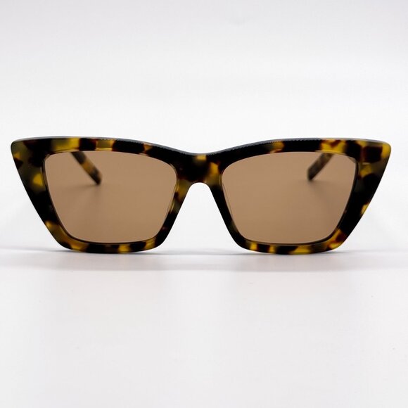 NEW SAINT LAURENT SL276 MICA 037 WOMEN HAVANA SUNGLASSES SAINT LAURENT SL 276 - Picture 3 of 12